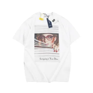 Reps Dior Short-Sleeved Shirts Red Cotton