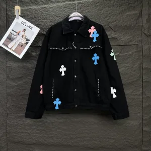 Luxury Designer Chrome Hearts Denim Outerwear