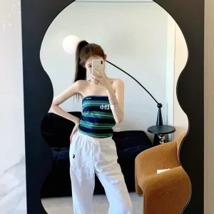 Designer Miu Miu Linen Trousers For Summer