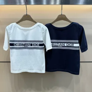 Luxury High Quality Dior Jacquard Short Sleeves