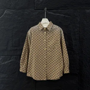 Luxury 1:1 Gucci Gold Shirts