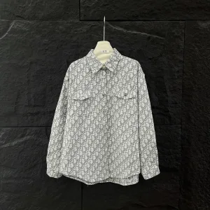 Luxury Designer Dior Jacquard Coat