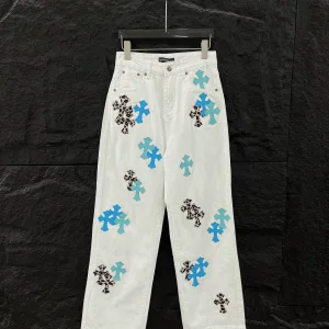 Aaa 1:1 Chrome Hearts Leather Pants