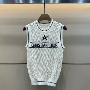Luxury 1:1 Dior Jacquard Vest