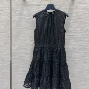Luxury Louis Vuitton Jacquard Sleeveless