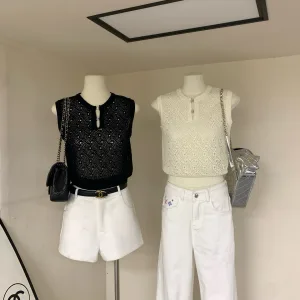 Luxury High Quality Chanel Stone Vest