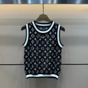 Designer Louis Vuitton Jacquard Vest