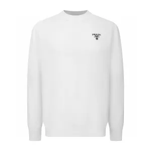 Reps Prada Sweater Brown Cashmere Embroidery