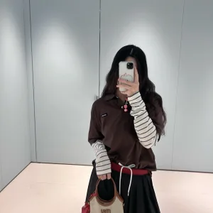 Luxury Miu Miu Long-Sleeved Shirts
