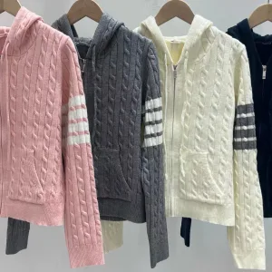 High Quality Thom Browne Jacquard Cardigan