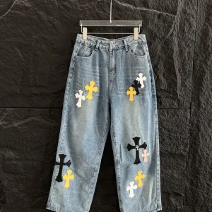 Designer Aaa Chrome Hearts Leather Pants