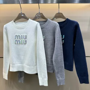 High Quality Luxury Miu Miu Sweater