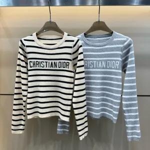 Luxury Dior Jacquard Long Sleeves