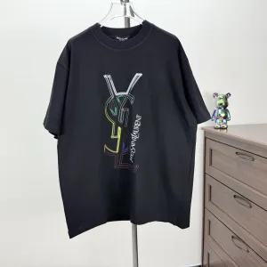 Aaa High Quality Saint Laurent Short-Sleeved T-Shirt For Spring