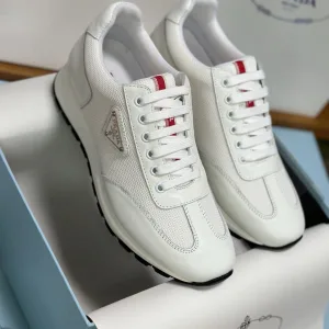 High Quality Prada Sneakers Nylon Rubber Lace