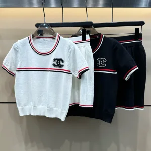 Designer Chanel Short-Sleeved Shirt