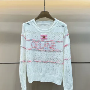 1:1 Luxury Celine Jacquard Long-Sleeved Sweater