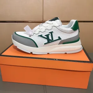 Designer Luxury Louis Vuitton Cowhide Casual Shoes