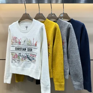 Luxury Dior Long-Sleeved Sweater