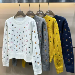 Luxury Louis Vuitton Long-Sleeved Sweater