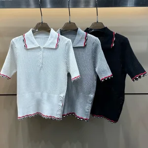 1:1 High Quality Thom Browne Lace Short Sleeves