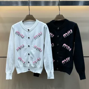 Designer Luxury Miu Miu Long-Sleeved Shirt