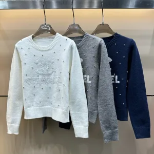 1:1 Chanel Lace Long-Sleeved Sweater