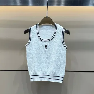 Luxury Dior Jacquard Vest