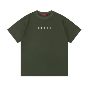 1:1 Aaa Gucci Cotton Short-Sleeved T-Shirt