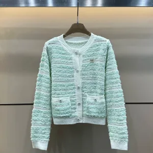 High Quality Luxury Chanel Long-Sleeved Cardigan