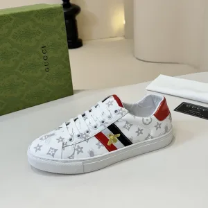 1:1 Gucci Leather Sneakers