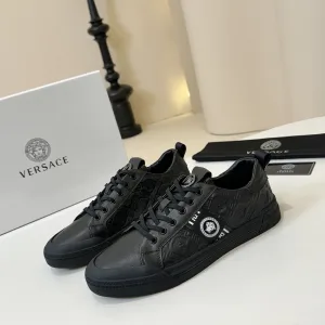 High Quality Designer Versace Cowhide Leather Shoes