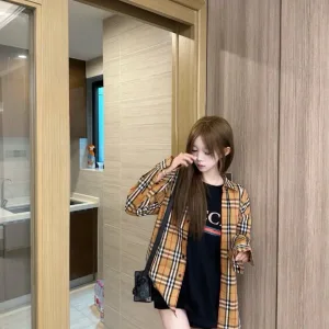 Luxury Burberry Cotton Long-Sleeved Shirts