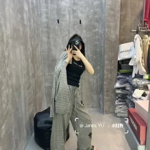 Luxury Chrome Hearts Plaid Shirts For Autumn