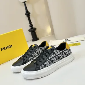 High Quality Fendi Cowhide Casual Shoes