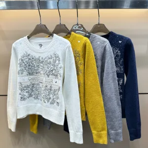 High Quality Dior Stone Long-Sleeved Sweater