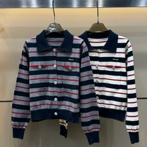 High Quality 1:1 Miu Miu Long-Sleeved Cardigan