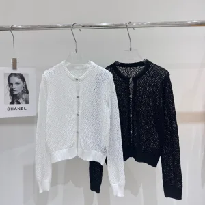 Designer Aaa Chanel Stone Cardigan