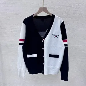 Luxury Aaa Thom Browne Long-Sleeved Cardigan