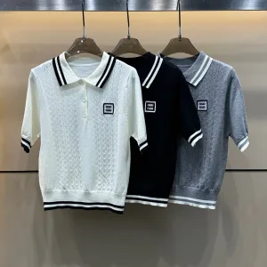 Aaa Designer Miu Miu Short Sleeves