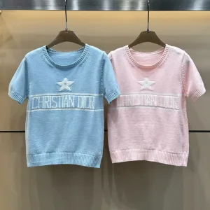 High Quality Dior Jacquard Short Sleeves