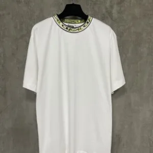 Reps High Quality Dior Short Sleeves Red Cotton Combed Embroidery