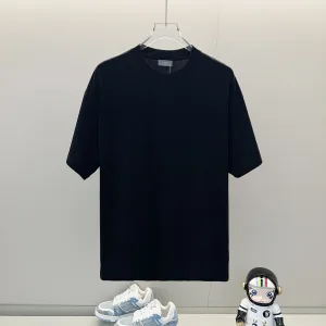 High Quality Dior Denim Short-Sleeved T-Shirt
