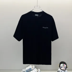Aaa Dior Denim Short-Sleeved T-Shirt