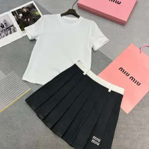 Luxury Miu Miu Short-Sleeved Shirts