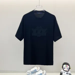 High Quality Louis Vuitton Denim Short-Sleeved T-Shirt