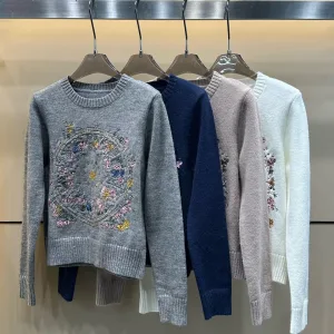 Luxury Dior Long-Sleeved Sweater