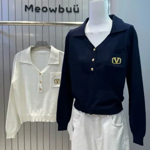 Designer Valentino Gold Long Sleeves