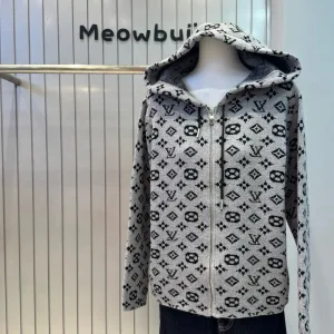 Luxury Louis Vuitton Jacquard Outerwear