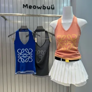 High Quality Aaa Loewe Jacquard Vest